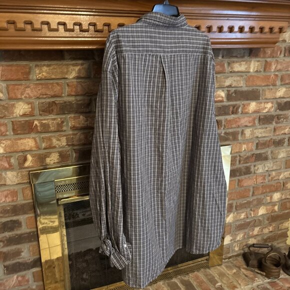 us polo assn shirt Mens 4XLT Gray Button Down Shirt NWT - Picture 4 of 7